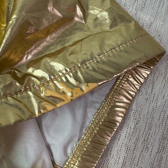 Fila Gold metallic Jacket  windbreaker size medium - Picture 9 of 10